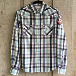 Men’s Fresh Brand Plaid Casual Shirt